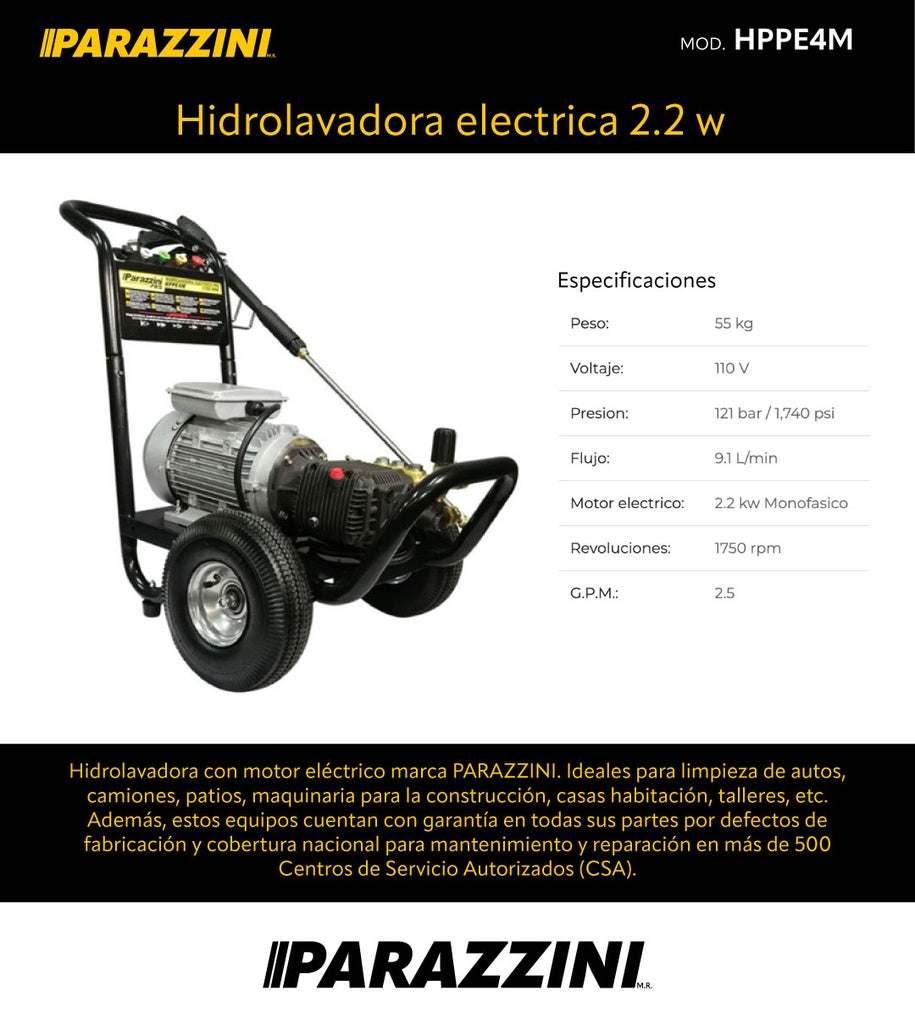 HIDROLAVADORA ELECTRICA 2.2W