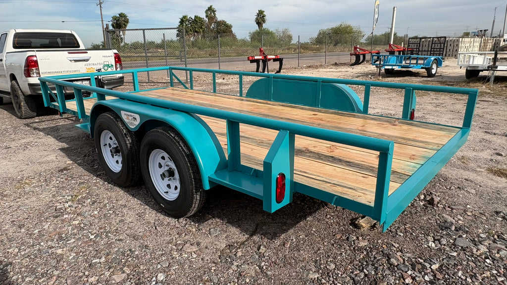 REMOLQUE CAMA BAJA 7X16 PIES 3 TON